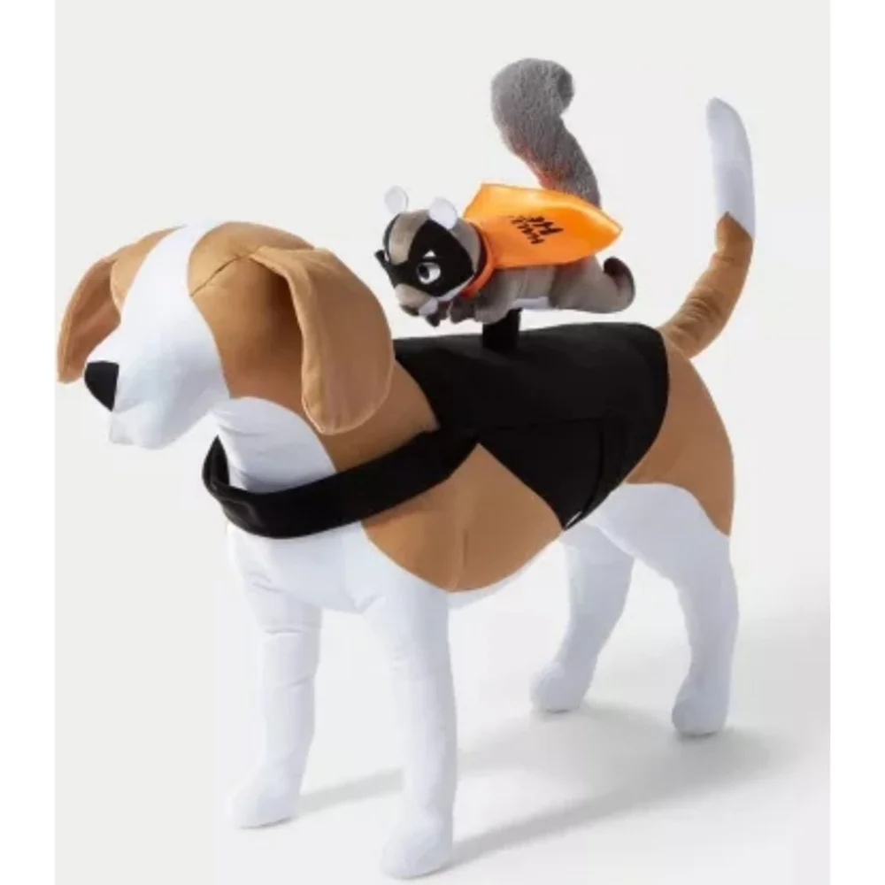 Hyde & Eek! Pet Superhero Squirrel Rider Costume Size XXS/XS